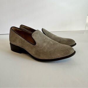 Sofft Womens 7 Suede Leather Taupe Slip‎ On Loafers Comfort Casual Classic